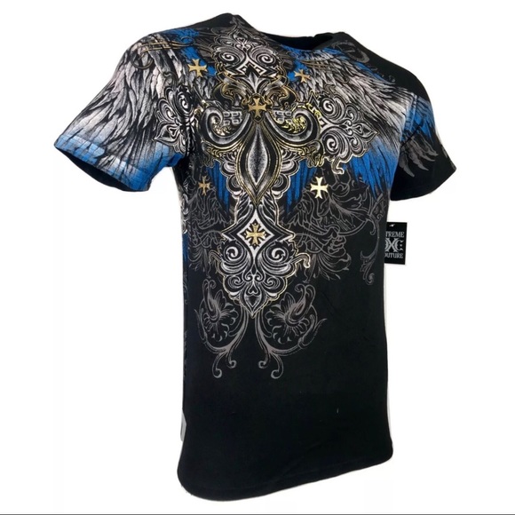 XTREME COUTURE by AFFLICTION Men T-Shirt ENSIGN - Picture 4 of 8